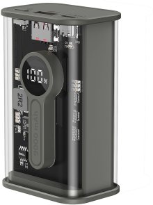 Батарея універсальна Gembird PB09-TQC3-01 9000mAh 20W Black