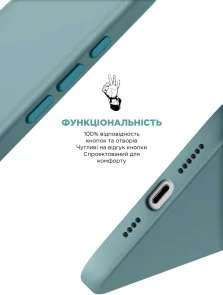 Фото: Чохол ArmorStandart for Apple iPhone 16 - ICON2 MagSafe Blue Fog (ARM80184) № 4 | KTC
