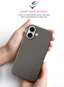 Фото: Чохол ArmorStandart for Apple iPhone 16 - ICON2 Case Stone Grey (ARM81296) № 8 | KTC