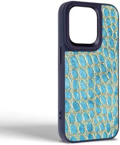 Фото: Чохол Harder for Apple iPhone 15 Pro - Crocosaur Blue (ARM76706) № 2 | KTC