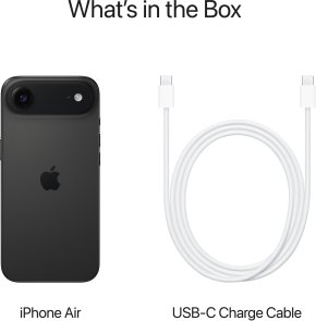 Смартфон Apple iPhone 17 Air 1TB Space Black (MG2W4)