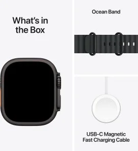 Фото: Смарт годинник Apple Watch Ultra 3 - 49mm Black Titanium Case with Black Ocean Band (MF0J4) № 7 | KTC