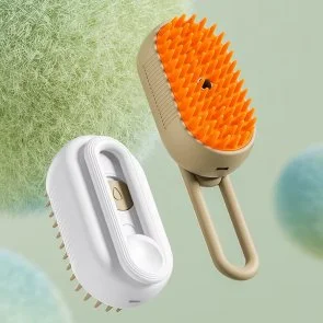 Фото: Парова щітка для тварин 3‑в‑1 Steamy Pet Brush (PCG-179) № 8 | KTC
