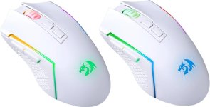 Миша Redragon Trident WL/BT White (71864)
