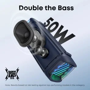 Фото: Портативна колонка Anker SoundCore Boom 3i Blue (D5100030) № 10 | KTC