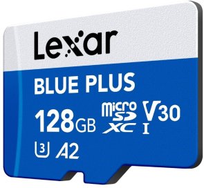 FLASH пам'ять Lexar Blue Plus Micro SDXC 128Gb (LMSBLPL128G-BNANG)