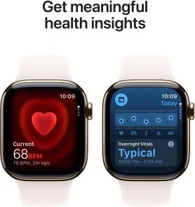 Фото: Смарт годинник Apple Watch 11 GPS LTE 46mm - Gold Titanium Case with Light Blush Sport Band - M/L (MFD64) № 4 | KTC
