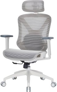Крісло OfficePro Atlas OC630-W-LG-LG White/Light Gray