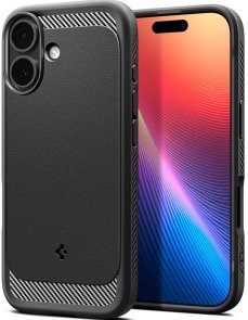 Чохол Spigen for Apple iPhone 17 - Rugged Armor MagFit Matte Black (ACS10367)