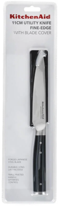 Фото: Ніж кухонний кухарський KitchenAid Coreline 11cm Black (KOG45TSSOHOBA) № 10 | KTC