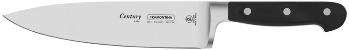 Фото: Ніж кухонний кухарський Tramontina CENTURY 20.3cm Black (24011/108) № 3 | KTC