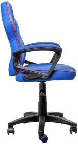 Крісло ігрове Trust GXT 703SM Revvo, PU шкіра, Blue