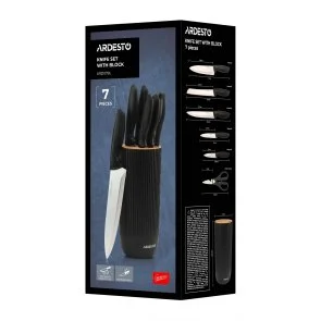 Фото: Набір ножів Ardesto Gemini 7pcs Black (AR2107BL) № 13 | KTC