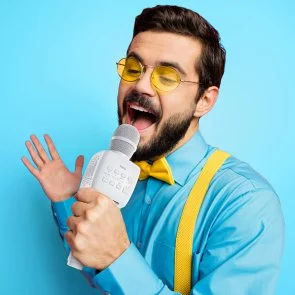 Фото: Мікрофон Hoco BK5 Cantando Karaoke White (6931474742292) № 5 | KTC