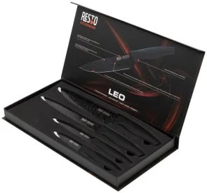 Фото: Набір ножів Resto LEO 4pcs Black (95504) № 2 | KTC