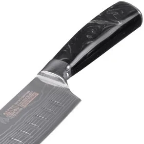 Фото: Ніж кухонний сантоку Resto ERIDANUS 19cm Black (95332) № 3 | KTC