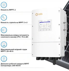 Інвертор Solis S6-EH3P12K02-NV-YD-L 12000W
