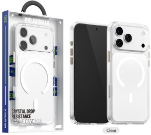  Чохол Blueo for iPhone 17 Pro Crystal Pro Drop Resistance MagSafe Transparent (BL039/17P 6.5″)