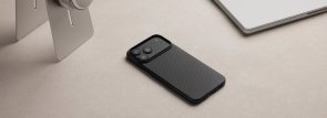 Чохол-накладка Pitaka для Apple iPhone 17 Pro - Ultra-Slim Twill Black/Grey