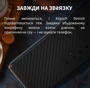 Портативна колонка Klipsch Detroit Bluetooth Black (1072202)