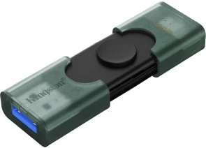 Фото: Флешка USB Kingston DataTraveler Duo 256GB Green (DTDEG2/256GB) № 2 | KTC