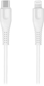 Кабель Canyon MFI-4 18W Type-C / Lightning 1.2m White (CNS-MFIC4W)