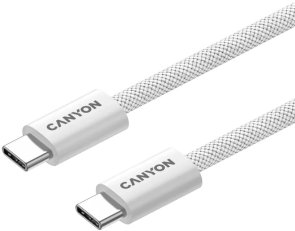 Кабель Canyon OnWire 60MG 60W Type-C / Type-C 1m White (CND-CCMG60AB15W)