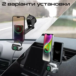 Фото: Кріплення для мобільного телефону Promate Magdrive-trio Black (6959144066196) № 6 | KTC
