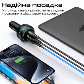  Автомобільний зарядний пристрій Promate PowerDrive-230 (6959144064772)
