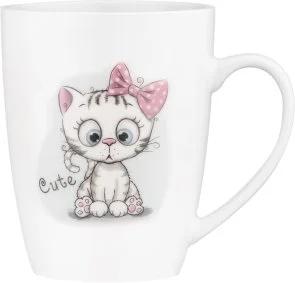 Фото: Чашка Ardesto Cute 320ml White (AR3040BS) № 4 | KTC