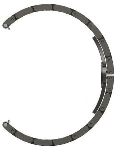 Ремінець KOSPET Stainless Steel Model T 22mm Black (STRAP STAINLESS T BLACK)