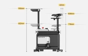 Фото: Велотренажер KingSmith Workstation Bike W1B (EBW1B) № 15 | KTC