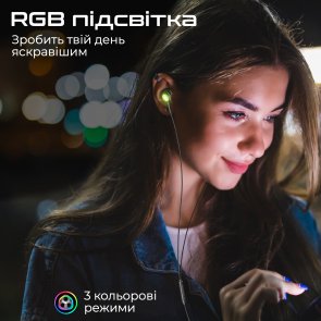 Гарнітура Promate Lumibuds-c Black (6959144064307)