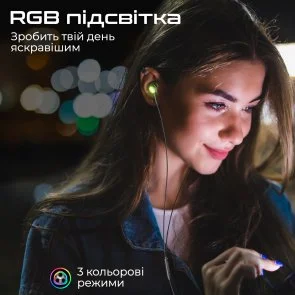 Фото: Навушники Promate Lumibuds-c Black (6959144064307) № 7 | KTC
