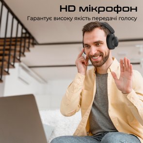Гарнітура Promate Takt Black (6959144066271)