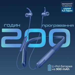 Гарнітура Promate Leap-200h Blue (6959144067582)