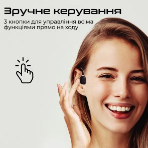  Гарнітура Promate Ripple Black (6959144060156)