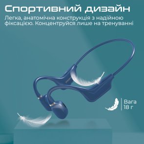  Гарнітура Promate Ripple Blue (6959144060163)