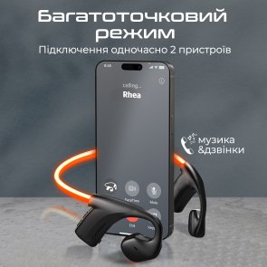 Гарнітура Promate Rippleglow Black (6959144066561)