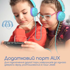Гарнітура Promate Jewel Aqua (6959144058979)