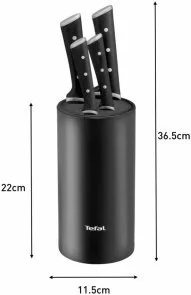 Фото: Набір ножів Tefal Ice Force Black (K2325S75) № 6 | KTC