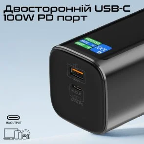 Фото: Батарея універсальна Promate Titan-130RC 20000mAh 130W Grey (6959144068251) № 5 | KTC