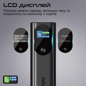 Батарея універсальна 27600mAh Promate titan-160