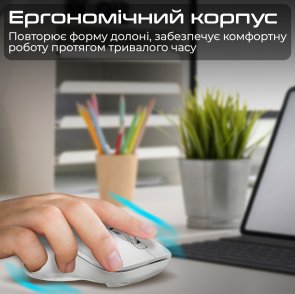 Миша Promate Samo White (6959144064376)