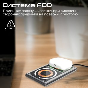 Бездротова зарядна станція Promate lucidfold-trio