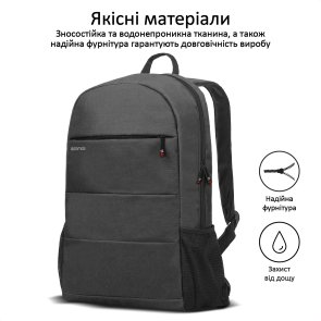 Рюкзак для ноутбука Promate Alpha-bp Black (6959144033242)