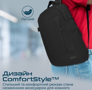 Рюкзак для ноутбука Promate Birger Black (6959144062242)