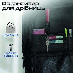 Рюкзак для ноутбука Promate CramPack-TR Black (6959144062822)