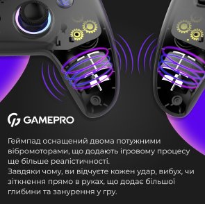 Геймпад GamePro GPS20BDOC Wireless Black