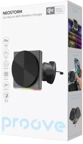 Фото: Кріплення для мобільного телефону Proove Neostorm QI2 15W Gray (WHNS15002003) № 2 | KTC